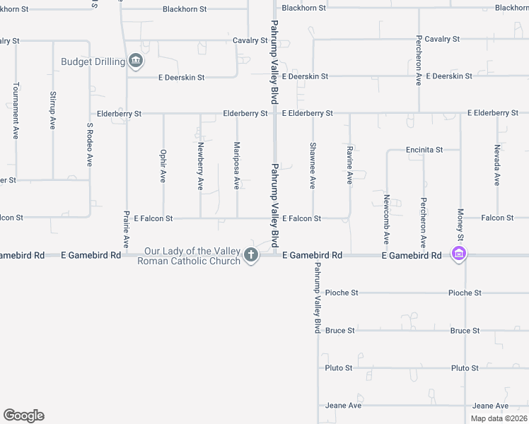 map of restaurants, bars, coffee shops, grocery stores, and more near 3840 Pahrump Valley Boulevard in Pahrump