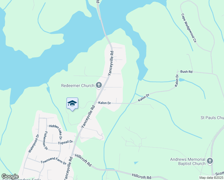 map of restaurants, bars, coffee shops, grocery stores, and more near 4712 Yanceyville Road in Browns Summit