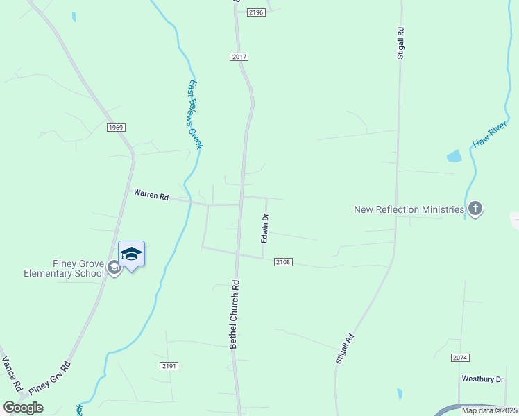 map of restaurants, bars, coffee shops, grocery stores, and more near 2786 Edwin Drive in Kernersville