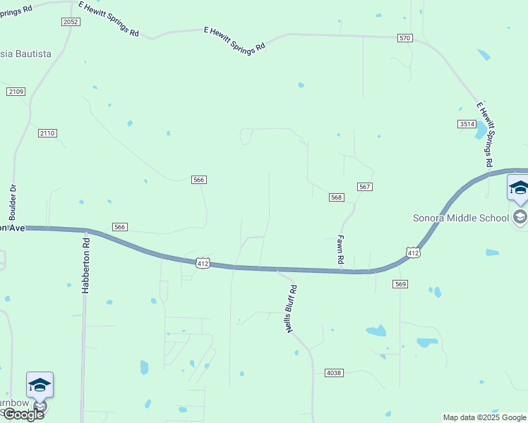 map of restaurants, bars, coffee shops, grocery stores, and more near 2499 Tulip Tree Drive in Springdale
