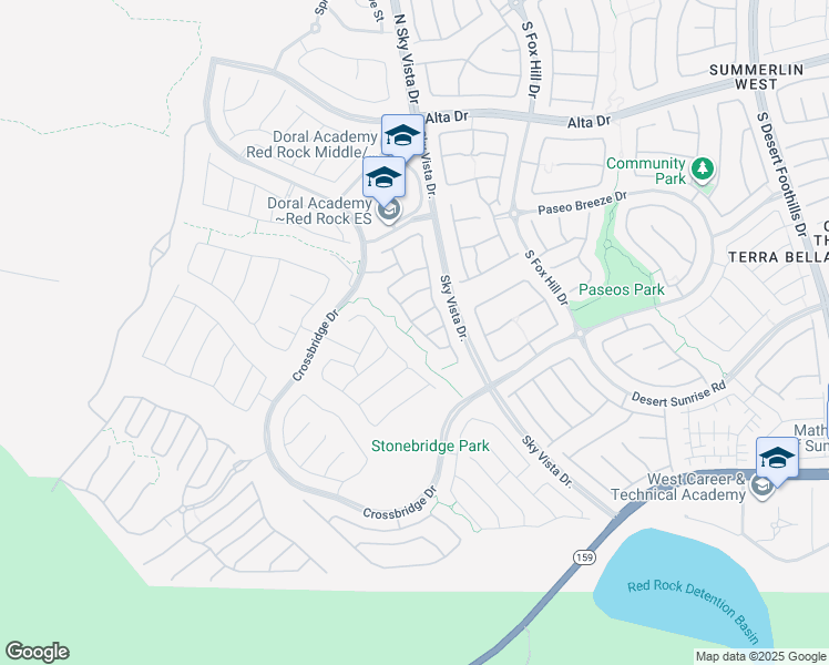 map of restaurants, bars, coffee shops, grocery stores, and more near 737 Foreign Reef Way in Las Vegas