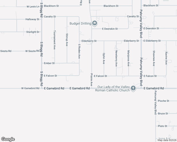map of restaurants, bars, coffee shops, grocery stores, and more near 3860 Prairie Ave in Pahrump