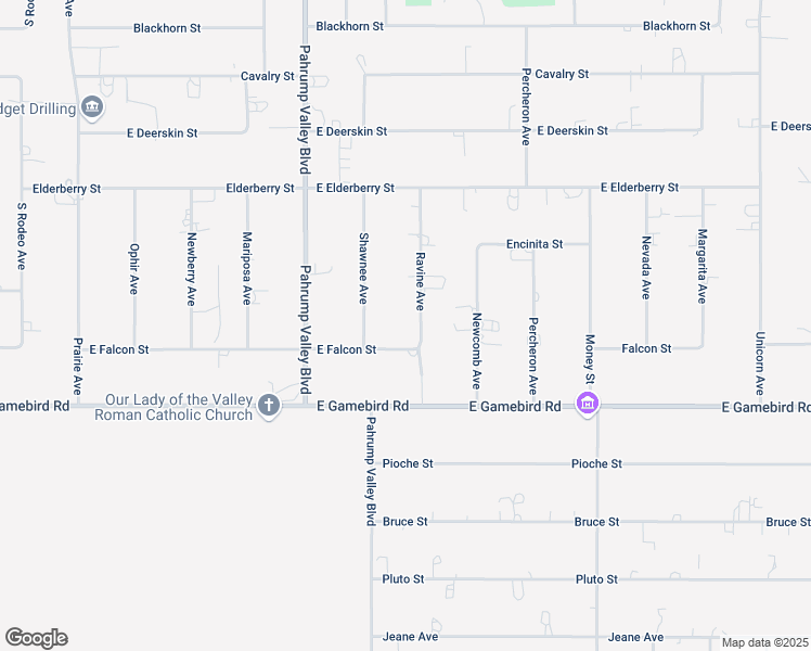 map of restaurants, bars, coffee shops, grocery stores, and more near 3820 Ravine Avenue in Pahrump