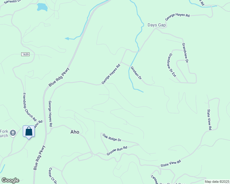 map of restaurants, bars, coffee shops, grocery stores, and more near 232 Virgil's Lane in Boone