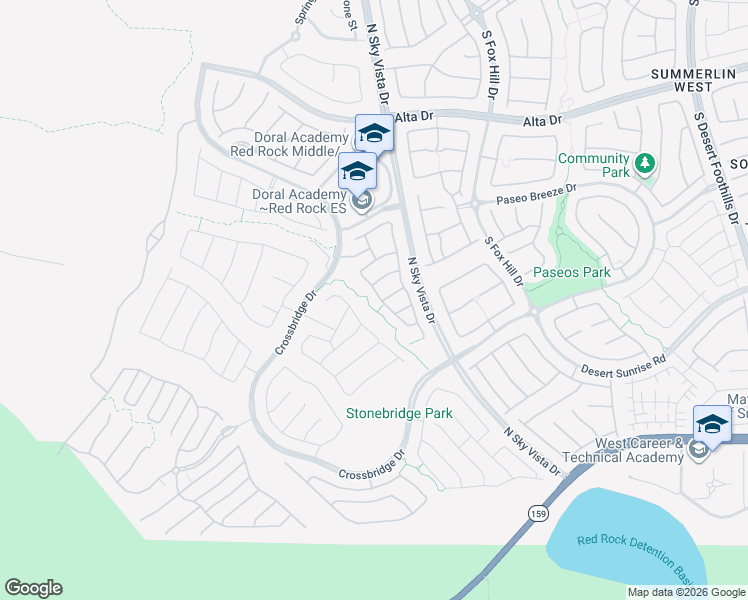 map of restaurants, bars, coffee shops, grocery stores, and more near 758 Spirit Lake Street in Las Vegas