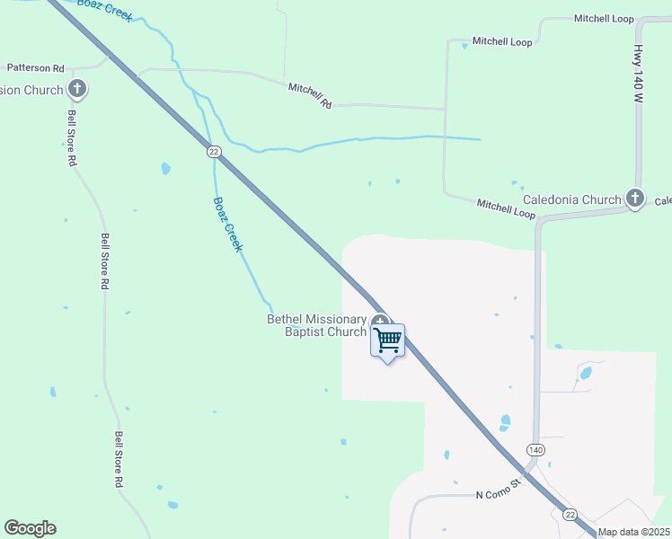 map of restaurants, bars, coffee shops, grocery stores, and more near 26001 Tennessee 22 in McKenzie
