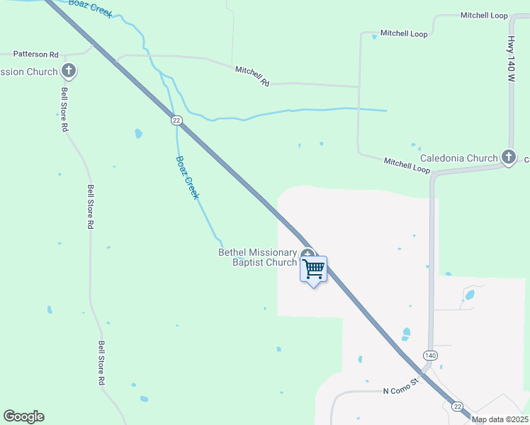 map of restaurants, bars, coffee shops, grocery stores, and more near 26001 Tennessee 22 in McKenzie