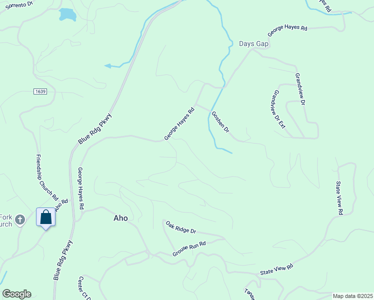 map of restaurants, bars, coffee shops, grocery stores, and more near 232 Virgil's Lane in Boone
