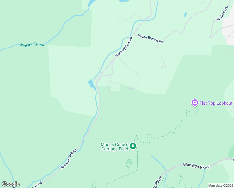 map of restaurants, bars, coffee shops, grocery stores, and more near 706 Flannery Fork Road in Blowing Rock