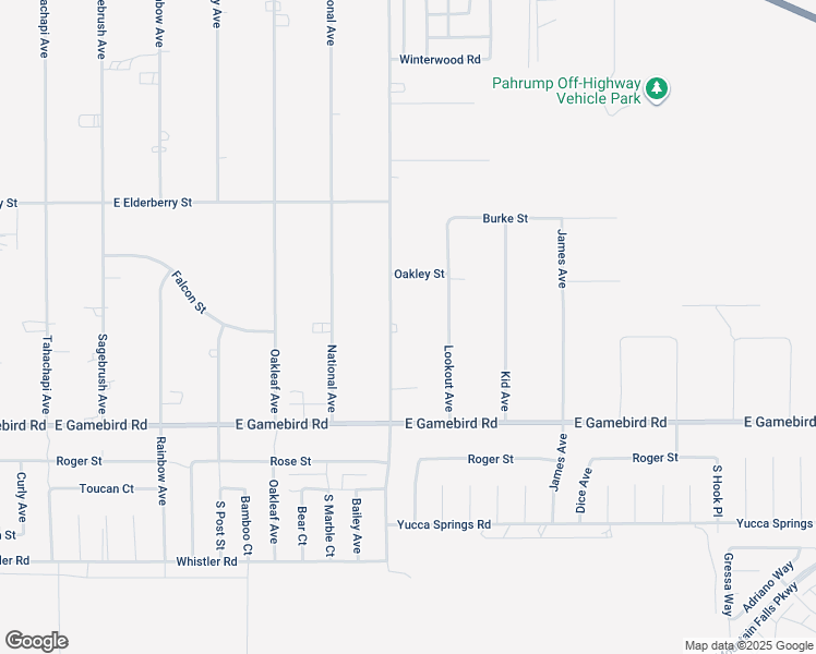 map of restaurants, bars, coffee shops, grocery stores, and more near 3801 Malibou Avenue in Pahrump