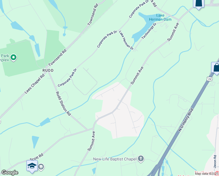 map of restaurants, bars, coffee shops, grocery stores, and more near 3581 Sydney Oaks Drive in Browns Summit