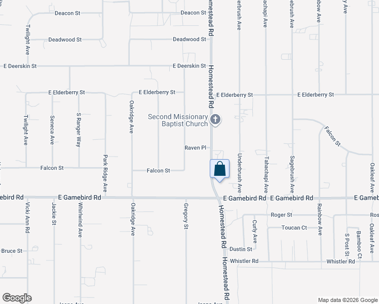 map of restaurants, bars, coffee shops, grocery stores, and more near 3781 Mallard Avenue in Pahrump