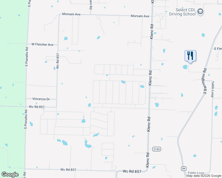 map of restaurants, bars, coffee shops, grocery stores, and more near 865 Klenc Road in Springdale