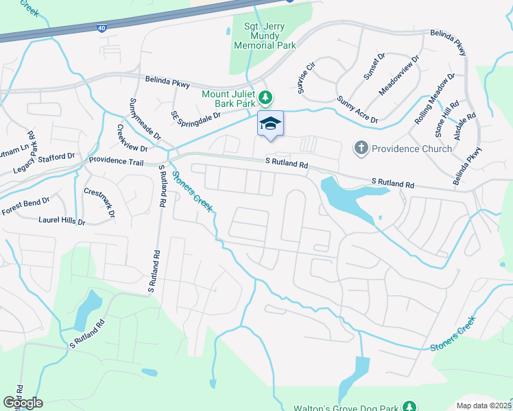 map of restaurants, bars, coffee shops, grocery stores, and more near 1140 Bastion Circle in Mt. Juliet
