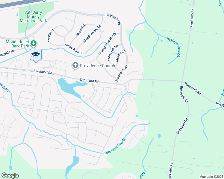 map of restaurants, bars, coffee shops, grocery stores, and more near 426 Battle Flag Lane in Mt. Juliet