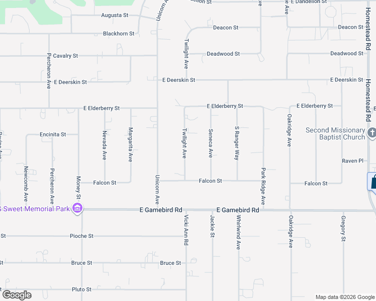 map of restaurants, bars, coffee shops, grocery stores, and more near 3721 Twilight Avenue in Pahrump