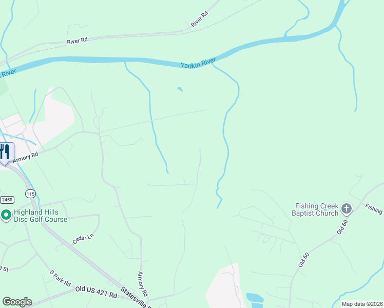 map of restaurants, bars, coffee shops, grocery stores, and more near 900 Brown Ridge Road in North Wilkesboro
