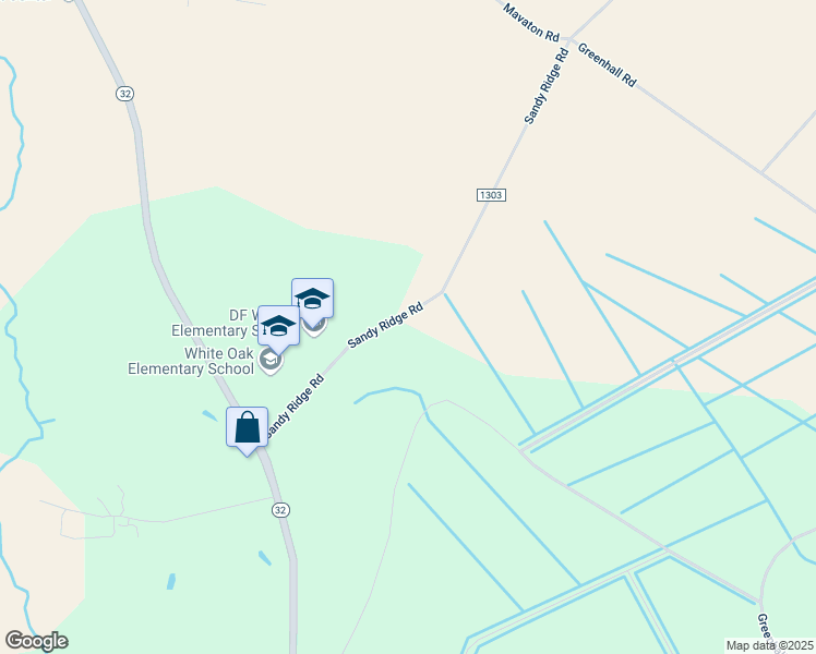 map of restaurants, bars, coffee shops, grocery stores, and more near 148 Sandy Ridge Rd in Edenton