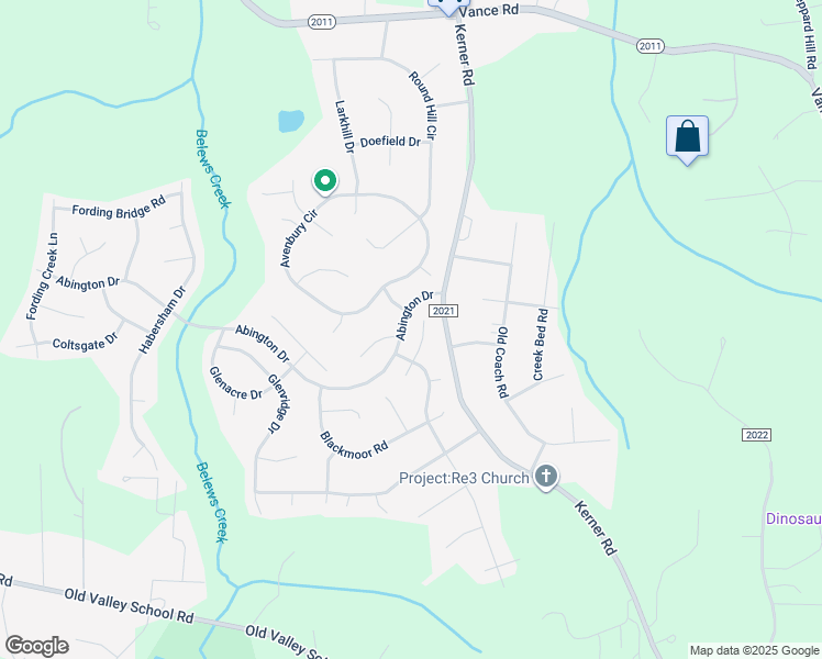 map of restaurants, bars, coffee shops, grocery stores, and more near 6908 Heathwood Court in Kernersville