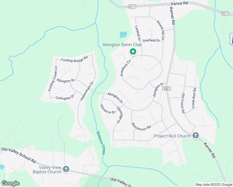 map of restaurants, bars, coffee shops, grocery stores, and more near 1740 Abbottsford Drive in Kernersville