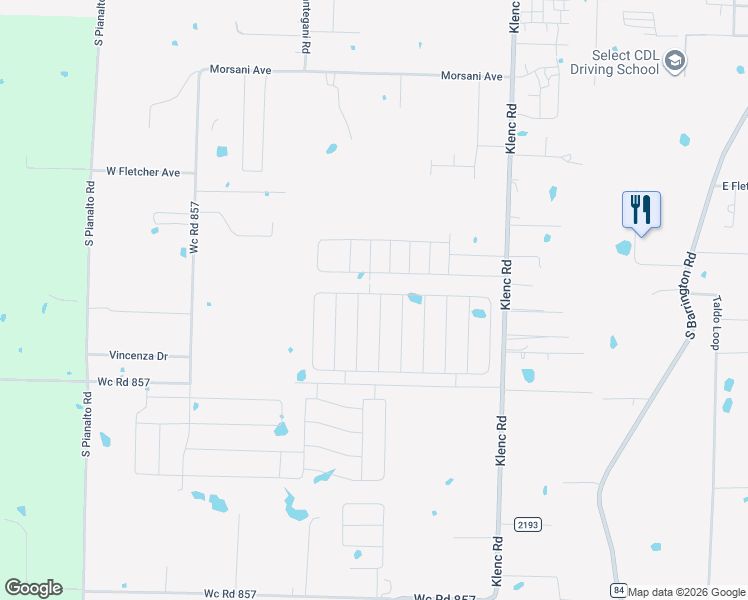 map of restaurants, bars, coffee shops, grocery stores, and more near 865 Klenc Road in Springdale
