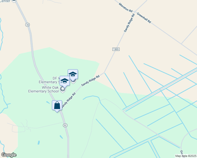 map of restaurants, bars, coffee shops, grocery stores, and more near 148 Sandy Ridge Rd in Edenton