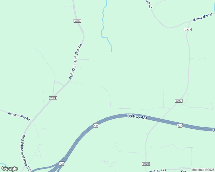map of restaurants, bars, coffee shops, grocery stores, and more near 3 North Park Road in North Wilkesboro