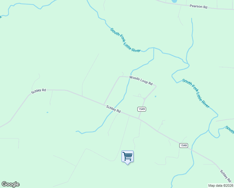 map of restaurants, bars, coffee shops, grocery stores, and more near 2311 Woods Loop Road in Hurdle Mills