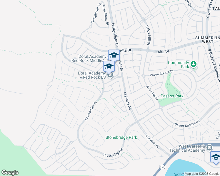 map of restaurants, bars, coffee shops, grocery stores, and more near 12405 Harbor Isle Avenue in Las Vegas
