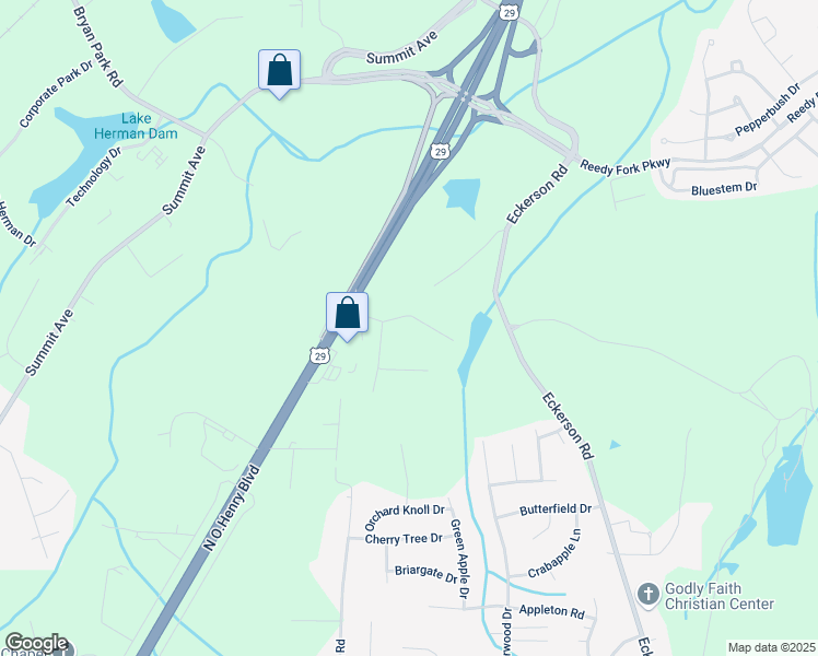map of restaurants, bars, coffee shops, grocery stores, and more near 3711 Anita Lane in Greensboro