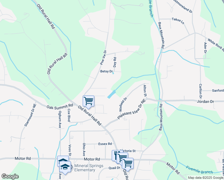 map of restaurants, bars, coffee shops, grocery stores, and more near 1160 Cook St in Winston-Salem