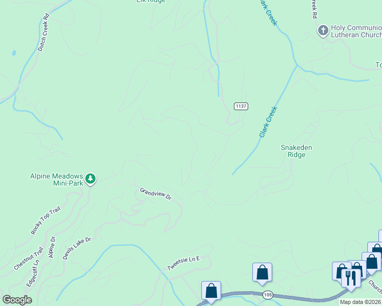 map of restaurants, bars, coffee shops, grocery stores, and more near 1237 Nettle's Ridge Rd in Banner Elk