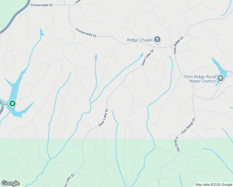 map of restaurants, bars, coffee shops, grocery stores, and more near 420 Deer Lake Drive in Colcord