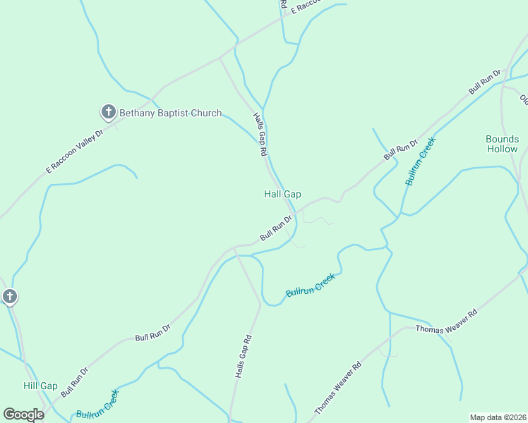 map of restaurants, bars, coffee shops, grocery stores, and more near 6731 Bull Run Drive in Knoxville