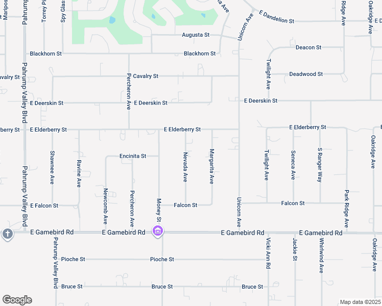 map of restaurants, bars, coffee shops, grocery stores, and more near 3611 Nevada Avenue in Pahrump