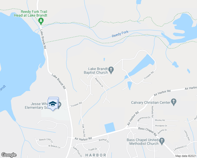 map of restaurants, bars, coffee shops, grocery stores, and more near 6120 Bedstone Drive in Greensboro