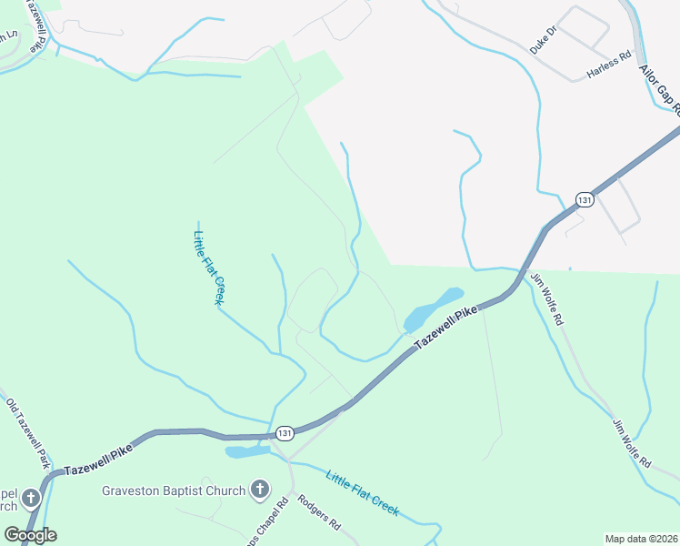 map of restaurants, bars, coffee shops, grocery stores, and more near 8519 Ridgeland Drive in Corryton