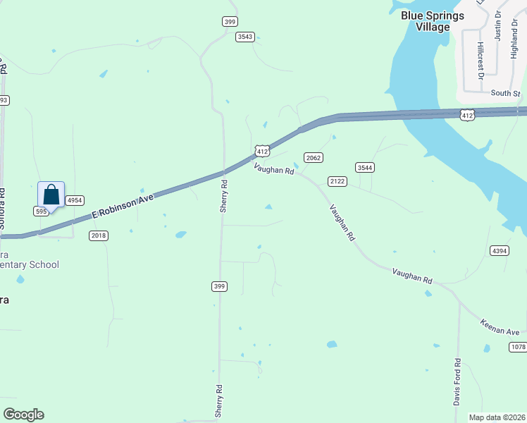 map of restaurants, bars, coffee shops, grocery stores, and more near 17950 Cate Farm Road in Springdale