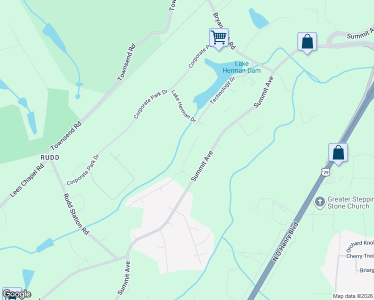 map of restaurants, bars, coffee shops, grocery stores, and more near 6223 Creekbrooke Court in Browns Summit