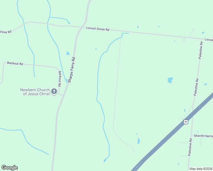 map of restaurants, bars, coffee shops, grocery stores, and more near 445 Tater Hill Rd in Newbern