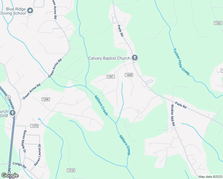 map of restaurants, bars, coffee shops, grocery stores, and more near 274 Dixie Hill Road in North Wilkesboro