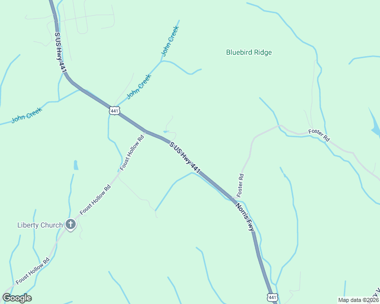 map of restaurants, bars, coffee shops, grocery stores, and more near 3525 Norris Freeway in Heiskell