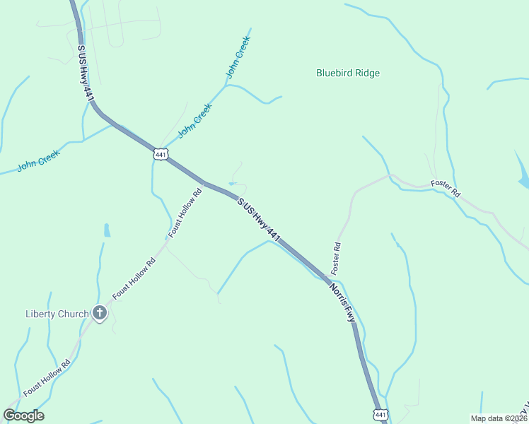 map of restaurants, bars, coffee shops, grocery stores, and more near 3525 Norris Freeway in Heiskell