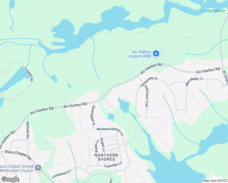 map of restaurants, bars, coffee shops, grocery stores, and more near 327 Air Harbor Road in Greensboro