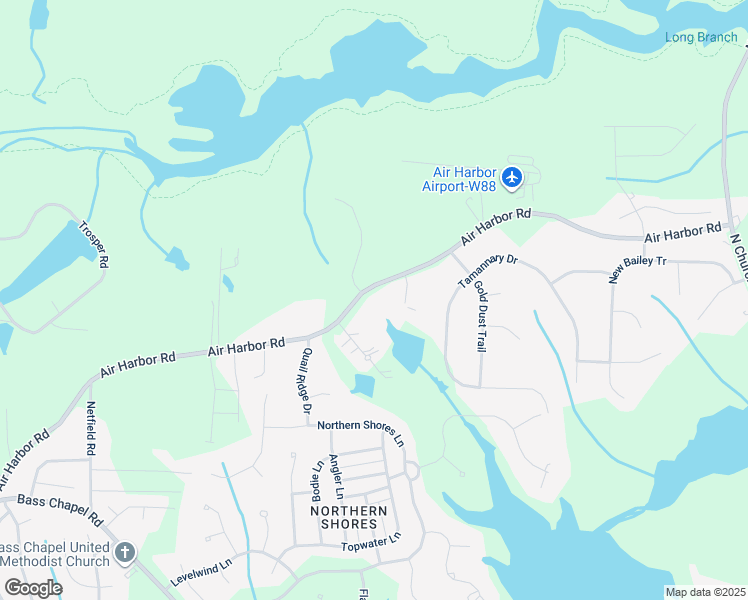 map of restaurants, bars, coffee shops, grocery stores, and more near 327 Air Harbor Road in Greensboro
