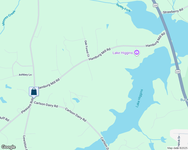 map of restaurants, bars, coffee shops, grocery stores, and more near 6104 4 Oaks Court in Summerfield