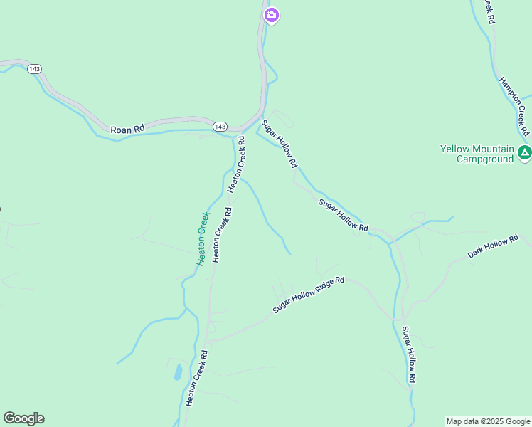 map of restaurants, bars, coffee shops, grocery stores, and more near 171 Heaton Creek Road in Roan Mountain