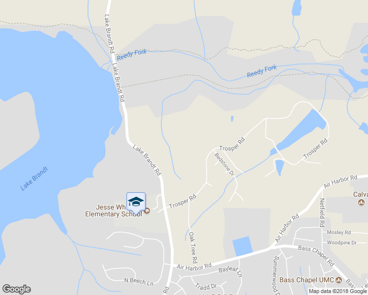 map of restaurants, bars, coffee shops, grocery stores, and more near 1934 Trosper Road in Greensboro