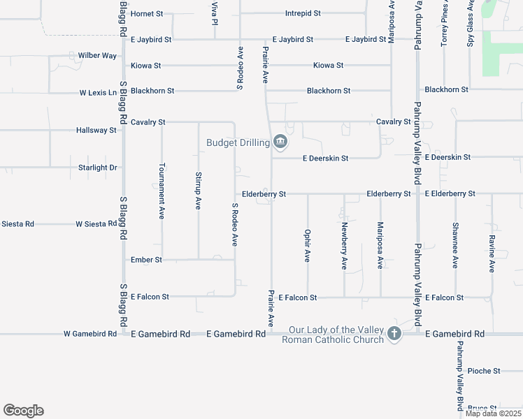 map of restaurants, bars, coffee shops, grocery stores, and more near 3580 Prairie Avenue in Pahrump