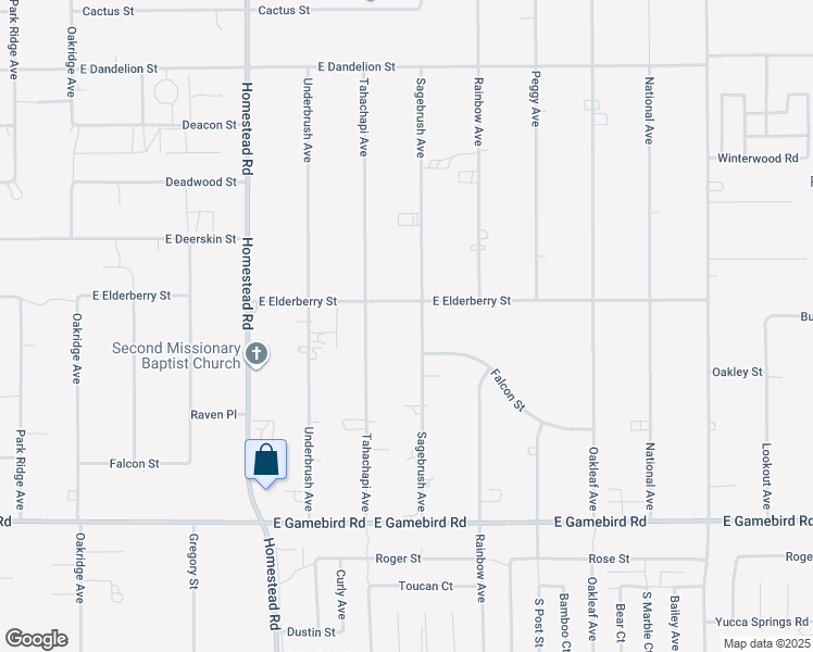 map of restaurants, bars, coffee shops, grocery stores, and more near 3550 Sagebrush Avenue in Pahrump